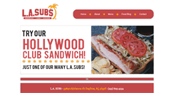 Desktop Screenshot of lasubs.com